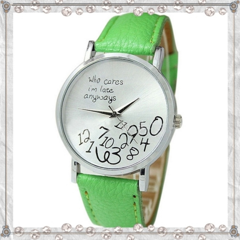 Hot New Design Leather Quartz Watch